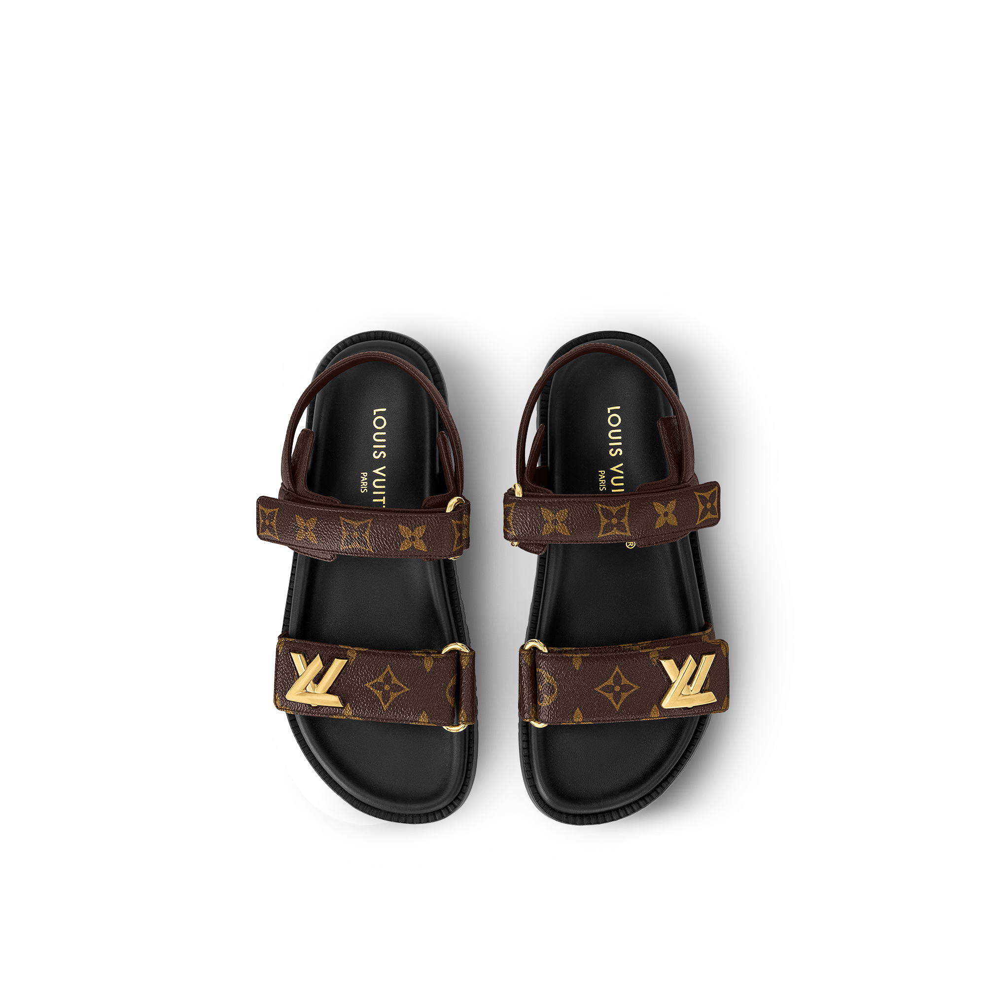 Louis fashion vuitton overnight cross sandal